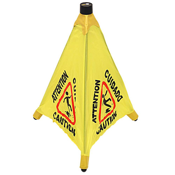 Cone floor water slip safety