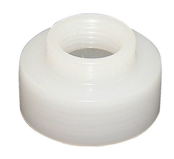 Counter-Mounted Threaded Plastic Cap Replacement for 4032 White, 100 per Case