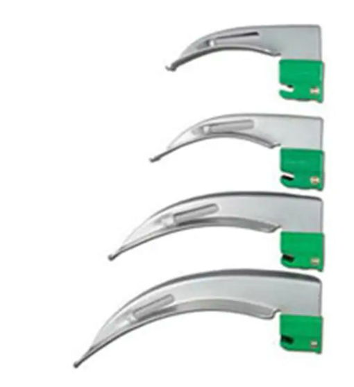 Select Greenline/D Fiber Optic Macintosh Laryngoscope Blade, Large Adult, Size 4, EA
