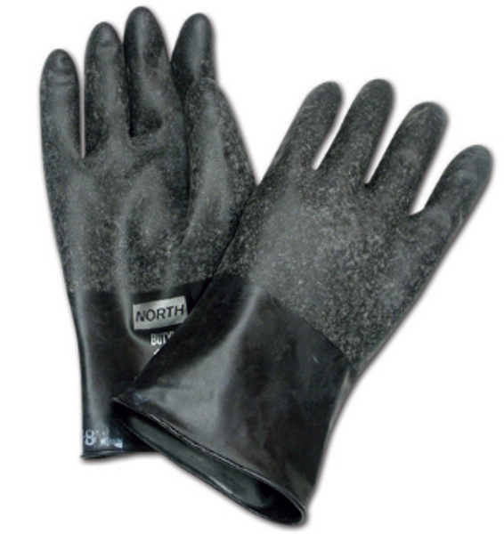 Honeywell North Butyl Rough Gloves 13 mil, size 9, EA