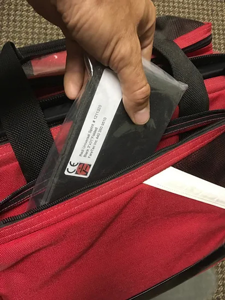 Redi Splint, LG-4"X36" Black Folded, EA