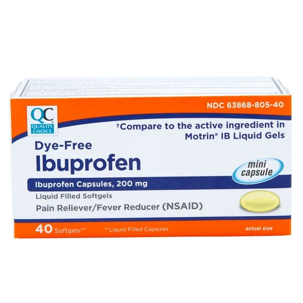 Ibuprofen 200 mg Liquid Gels - 40 ct