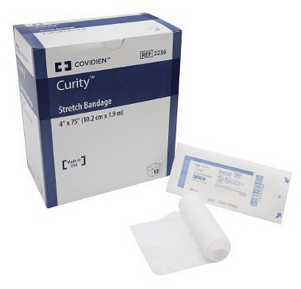 Bandage Stretch Gauze Sterile 1-Ply Relaxed 4 x 75in, BG