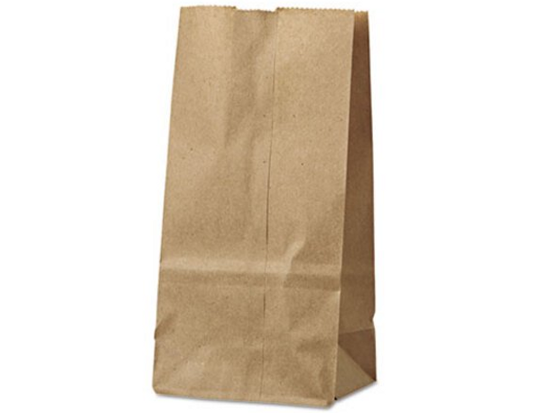 Bag Paper Grocery 30lb Capacity  #2 Capacity Brown, PK/500EA