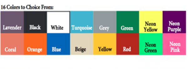 14 FLAG SYSTEM 8" CUSTOM PRINT TWO SIDE