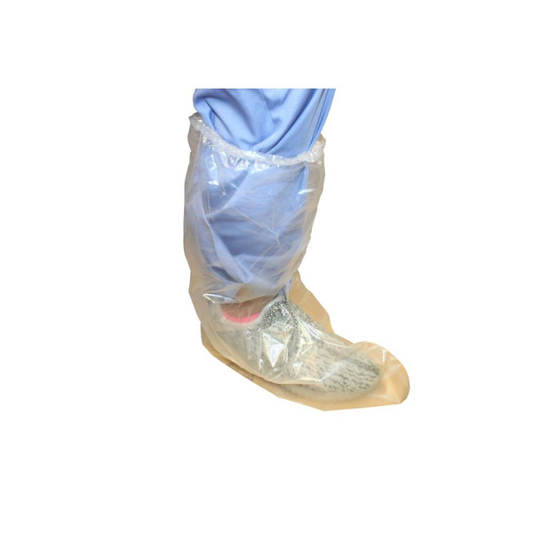 3 Mil Polyethylene Boot Cover with Elastic Top, 2X, Clear, 125 pair/CS
