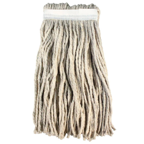 Cotton Saddle Cut-End Wet Mop 12 oz. Natural, 12 per Case