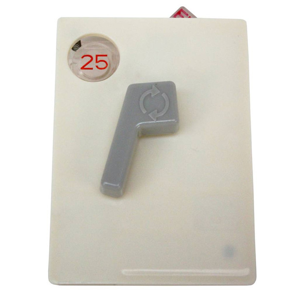 Naturelle® 25 Cent Coin Mechanism for J8 Vendors, 25 Cent Coin Mechanism, Beige/Gray