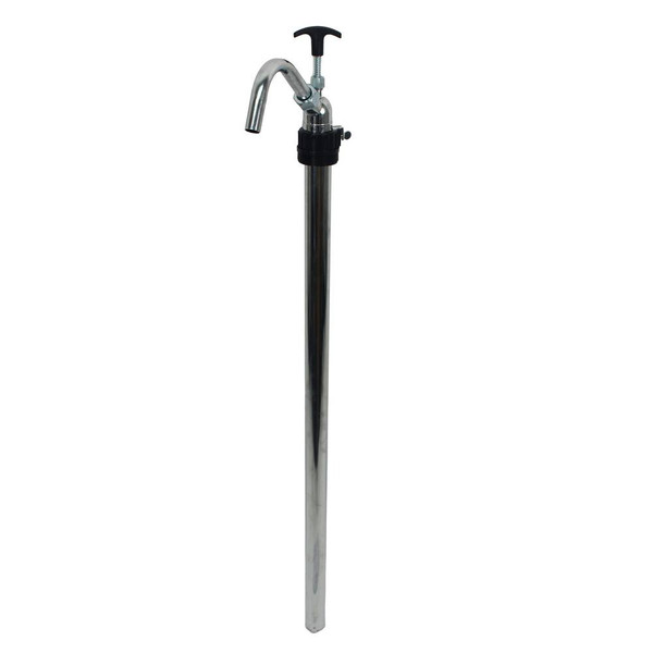 Metal Drum Pump 22 oz. Chrome Gray, 12 per Case