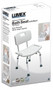 BATH SEAT W/ BACK RETAIL LUMEX, UNASSEMBLED