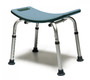 BATH SEAT W/OUT BACK STEEL BLU - LUMEX - UNASSEMBLE