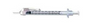 Tuberculin Syringe with Needle SafetyGlide  1 mL 27 Gauge 1/2 Inch Attached Needle Sliding Safety Needle, 100/BX
