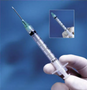 Syringe with Hypodermic Needle Integra  3 mL 21 Gauge 1-1/2 Inch Detachable Needle  Needle, 100/BX