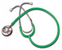 STETHOSCOPE DUAL HEAD GREEN