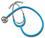 STETHOSCOPE PEDIATRIC DUAL HEAD LIGHT BLUE