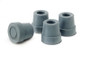 CANE TIPS-GRAY (4 TIPS) FITS SMALL BASE QUAD CANES