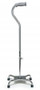 QUAD CANE LARGE BASE ALUMINUM LUMEX