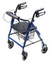 ROLLATOR ALUM HEMI BLUE WALKABOUT HEMI, LUMEX