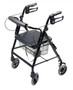 ROLLATOR ALUM HEMI BLACK WALKABOUT HEMI, LUMEX