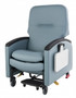 RECLINER DELUXE CLINICAL CARE PIVOT ARM HM MOSS UPH ARM MEETS CA117