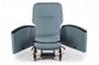 RECLINER DELUXE CLINICAL CARE PIVOT ARM HM INDIGO UPH ARM MEETS CA117