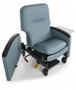 RECLINER DELUXE CLINICAL CARE PIVOT ARM HM CHSTNT UPH ARM MEETS CA117