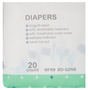 Unisex Baby Diaper Newborn Disposable Moderate Absorbency, 0-10 LBS, 120/CS