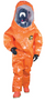 Kappler Zytron 500 Vapor Level A Suit Orange Front Entry 4X, EA