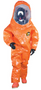 Kappler Zytron 500 Vapor Level A Suit Orange Front Entry L/X, EA