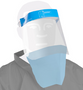 Disposable Face Shield w/ Protective Drape, BX