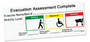 Evacuation Assessment Door Sign, EA