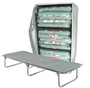 Extra Wide Cots (15) with Cart, EA
