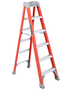 6 Foot Fiberglass Type IA Stepladder 300 Pound Rated, EA