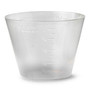 Graduated Medicine Cup 1 oz. Clear Plastic DisposablePlastic Disposable, PG/100