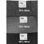 80% Wool Fire-Resistant Blanket, Gray