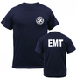 EMT T-Shirt, Navy, Printed Front & Back, Size Medium