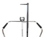 Bariatric Scale, Digital, 1000 lb x .2 lb / 450kg x .1 kg, 24" x 24" Platform, Mechanical Height Rod w/ AC adapter