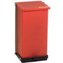 Step-On Can, 32 Qt, Red