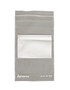 Zip Bags-Clear w/ White Write-On Block 3"x5", CS/1000