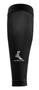 GRAD COMP CALF SLEEVE PERF BLK PR LG 20-30 mmHg