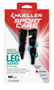 GRAD COMP LEG SLEEVE PERF BLK PR MD 20-30 mmHg