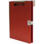 POLY OVERBED COVERED CLIPBOARD RED