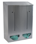 STAINLESS BULK DISPENSER - DOUBLE COMPARTMENT