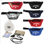 Hip Pack with Mesh Drain, GUARD Logo, Lifeguard Essentials Supply Pack, Clear