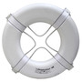 24" Ring Buoy, USGC Approved, White ($1 discount for case 6 pcs)