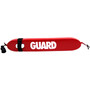 40" Rescue Tube with CPR Mask Holder and GUARD Logo, Red