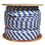 Premium 1/2" Polypropylene Rope, Royal Blue / White (per foot)