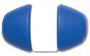 5"x9" EZ-LOCK Floats, Blue White Blue