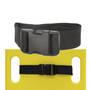 Two Piece Spineboard Strap with Plastic Buckle, Black