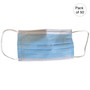 Blue Disposable Face Masks, Ear Loop ASTM LEVEL 1, 3-Ply (Pack of 50)